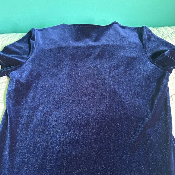 Vintage New Moves Retro Velvet Like Midi Dress - Picture 10 of 12